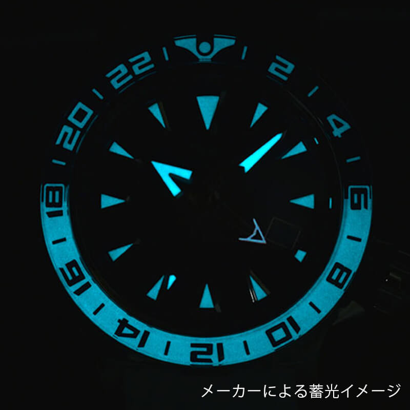 Kentex(ケンテックス) MARINE GMT/マリンGMT 188本限定 腕時計 S820X-02