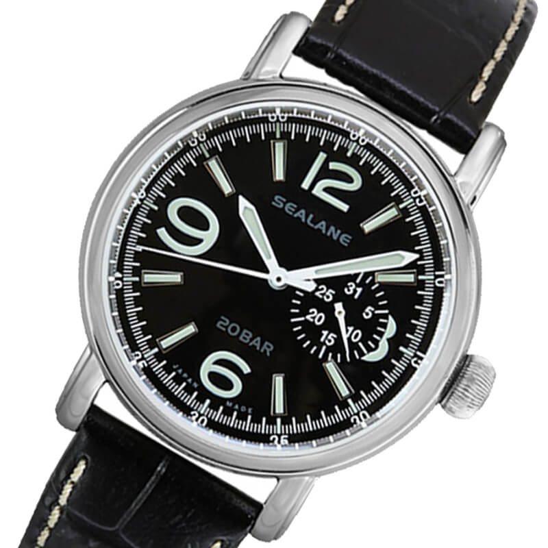 SEALANE(シーレーン) MADE IN JAPAN(日本製)/クォーツ 腕時計/SEJ020-LBK
