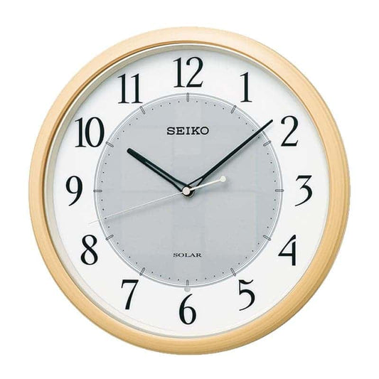 SEIKO セイコー ソーラー 電波掛け時計 ソーラープラス SF243B　薄茶