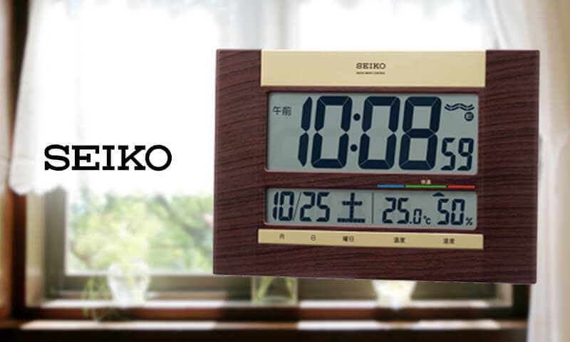 セイコー（SEIKO）掛け置き兼用デジタル電波クロック SQ440B