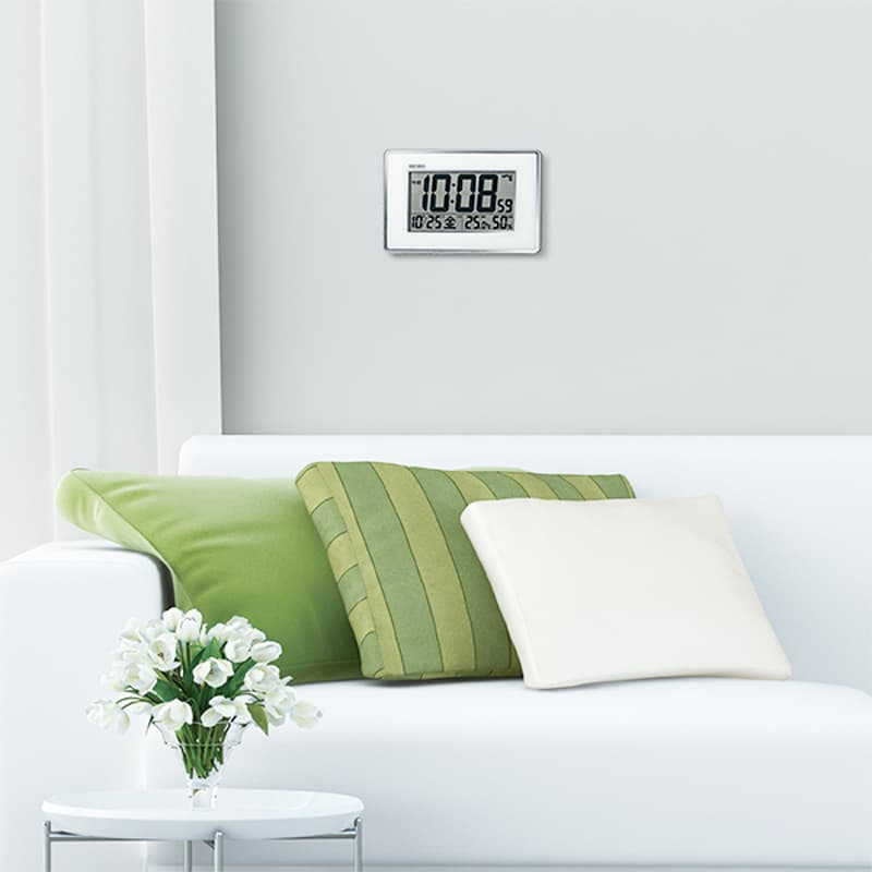 新品未使用　SEIKO TALKSTATION 置時計 セイコー SEIKO 掛け置き兼用 デジタル電波クロック SQ443S – 正美堂時計店