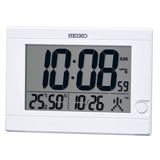 セイコー SEIKO 掛け置き兼用 デジタル電波クロック SQ447W