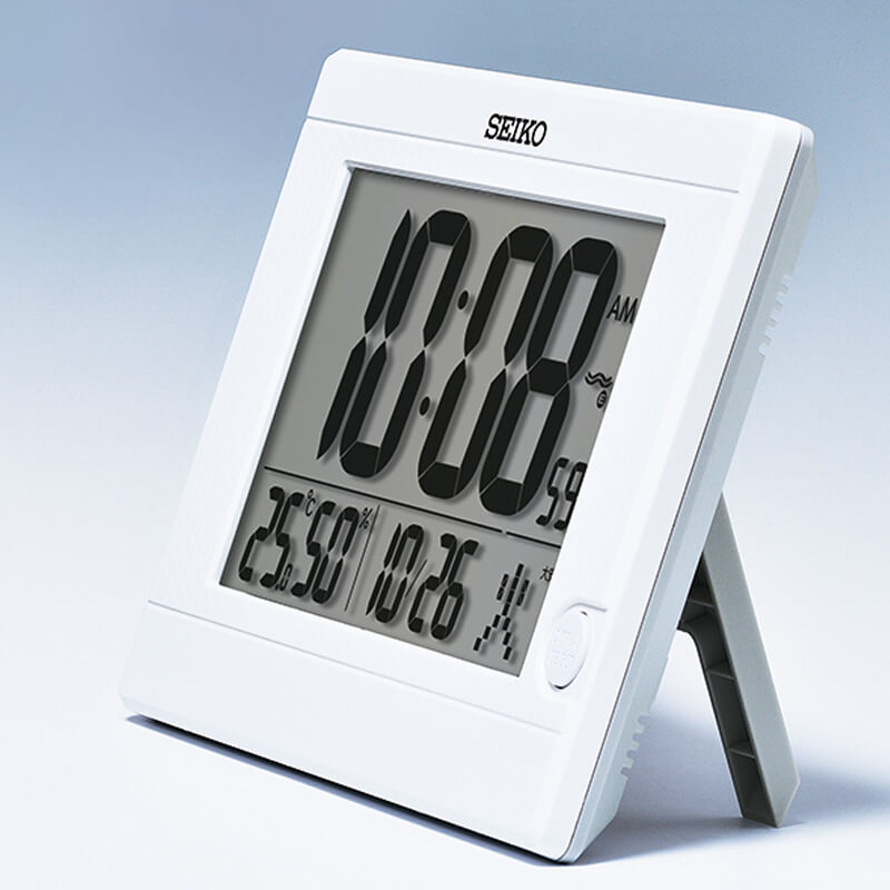 セイコー SEIKO 掛け置き兼用 デジタル電波クロック SQ447W