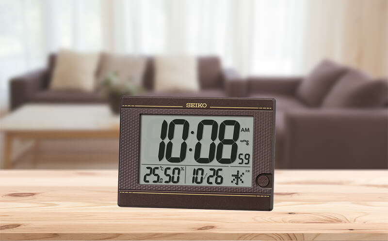 セイコー SEIKO 掛け置き兼用 デジタル電波クロック SQ448B