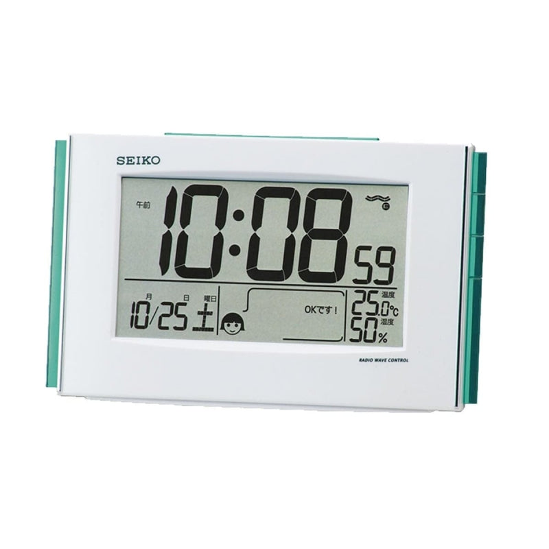 SEIKO（セイコー）快適環境NAVI デジタル 電波目覚まし時計 SQ776W