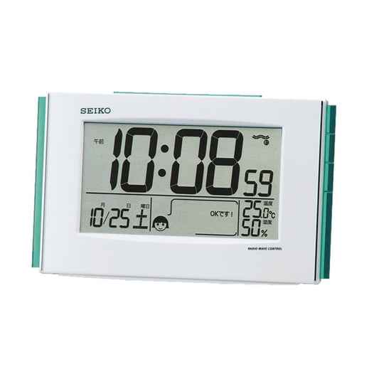 SEIKO（セイコー）快適環境NAVI デジタル 電波目覚まし時計 SQ776W