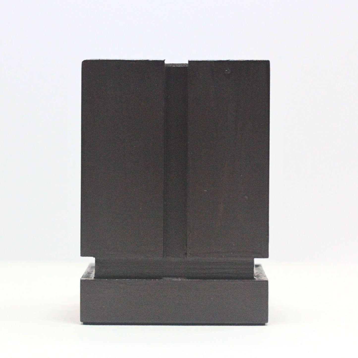 背面  正美堂オリジナル 懐中時計用木製スクエアスタンド　syoh-squarewood