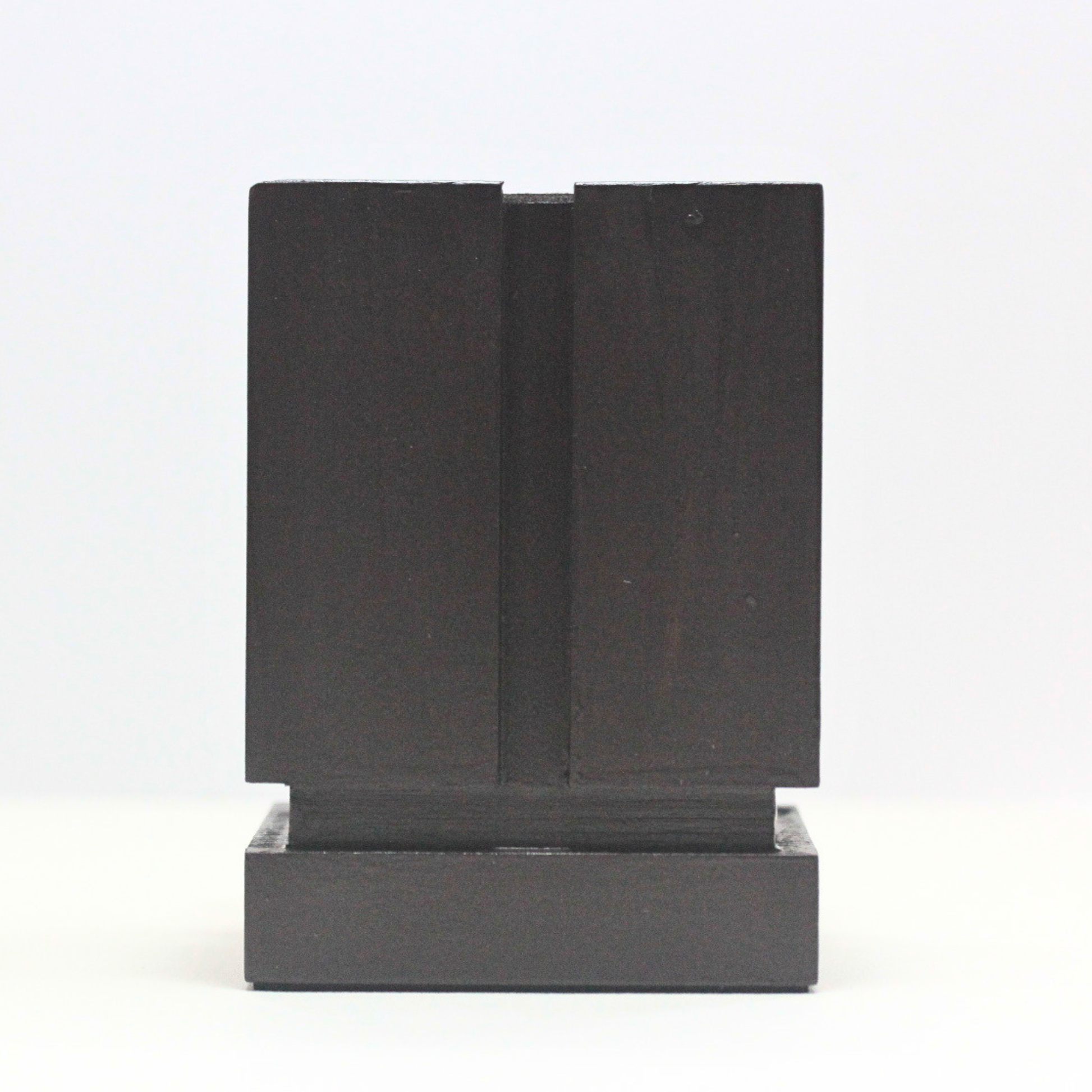 背面  正美堂オリジナル 懐中時計用木製スクエアスタンド　syoh-squarewood