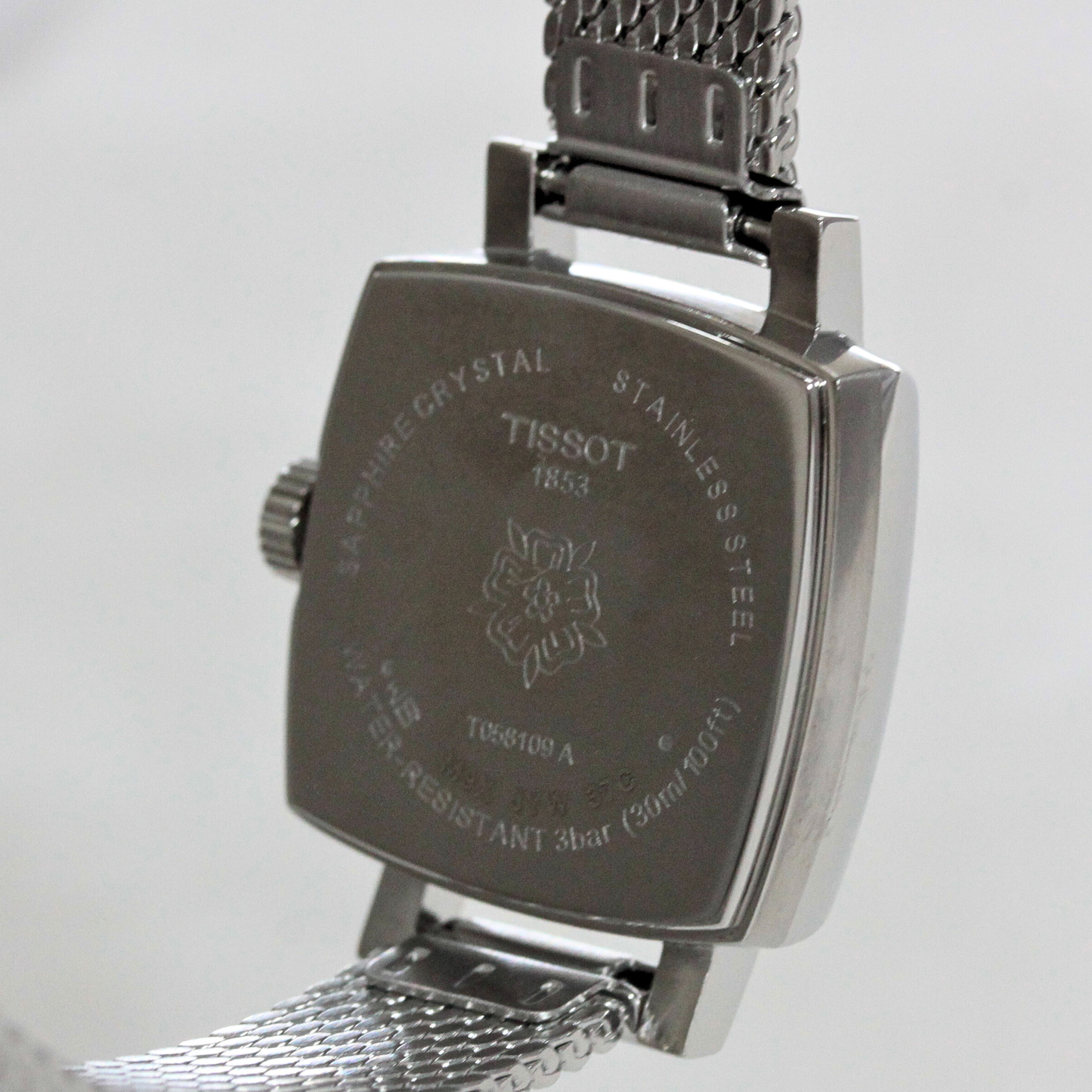 裏面イメージTISSOT(ティソ) /ラブリー スクエア/ダイヤモンド/クォーツ/T058.109.11.036.00/20mm/腕時計