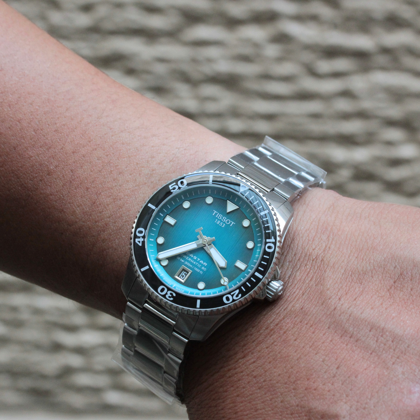 【美品】TISSOTティソ　シースター1000 パワーマチック80　自動巻 TISSOT(ティソ）シースター1000 パワーマティック80 自動巻き 腕時計