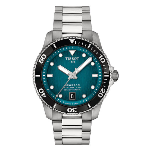 TISSOT(ティソ）シースター1000 パワーマティック80 自動巻き 腕時計 T120.807.11.091.00