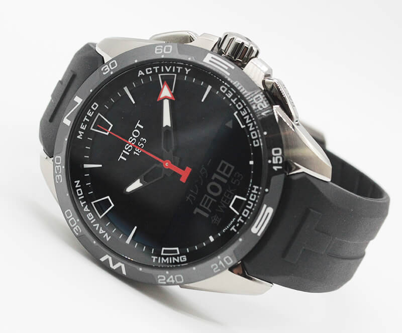 TISSOT(ティソ) T-タッチ コネクト ソーラー スマートフォン連動 腕時計 / ラバーベルト T121.420.47.051.00