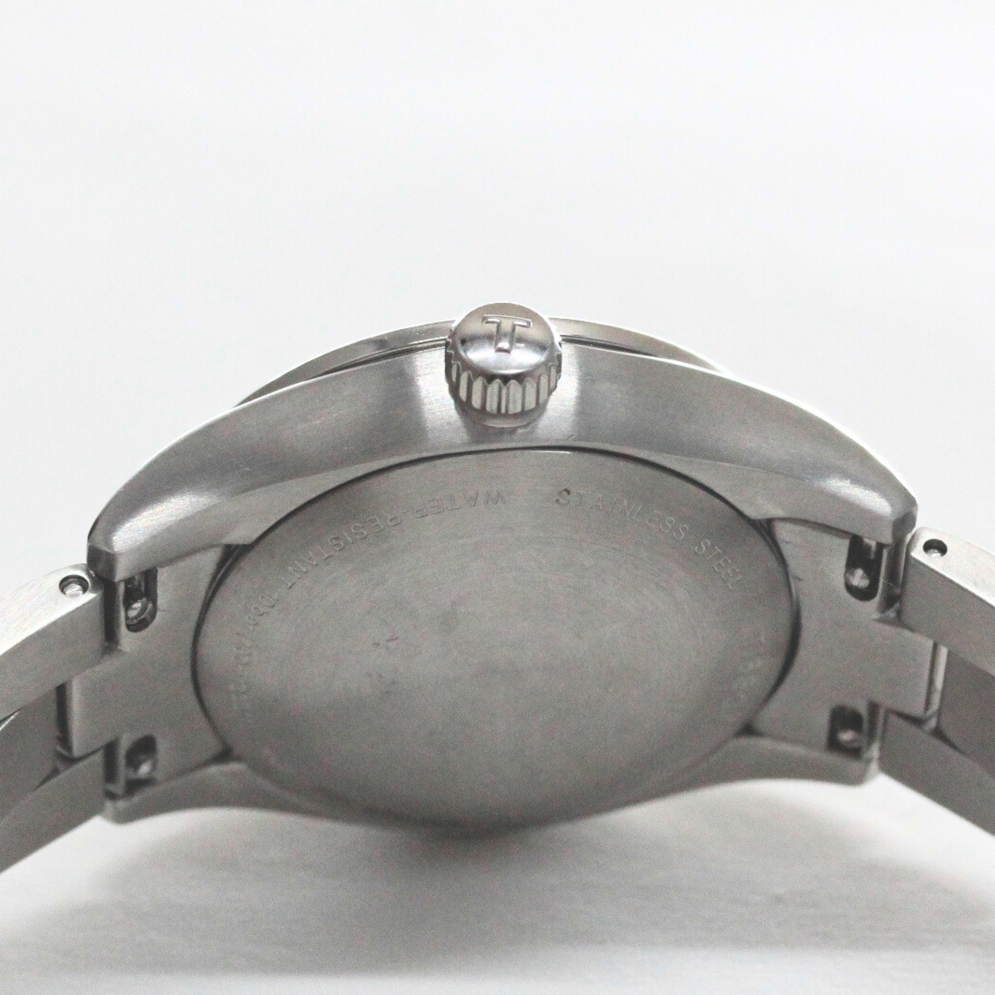 ☆美品【TISSOT】ティソ デイト ステンレス/レザー T063610 クォーツ 