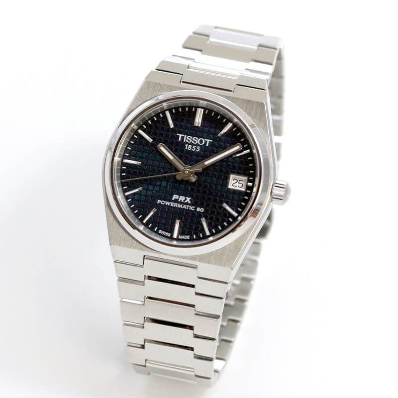 TISSOT PRX 35mm 自動巻き腕時計 ブラック TISSOT Tissot ティソPRX Automatic ピーアールエックス