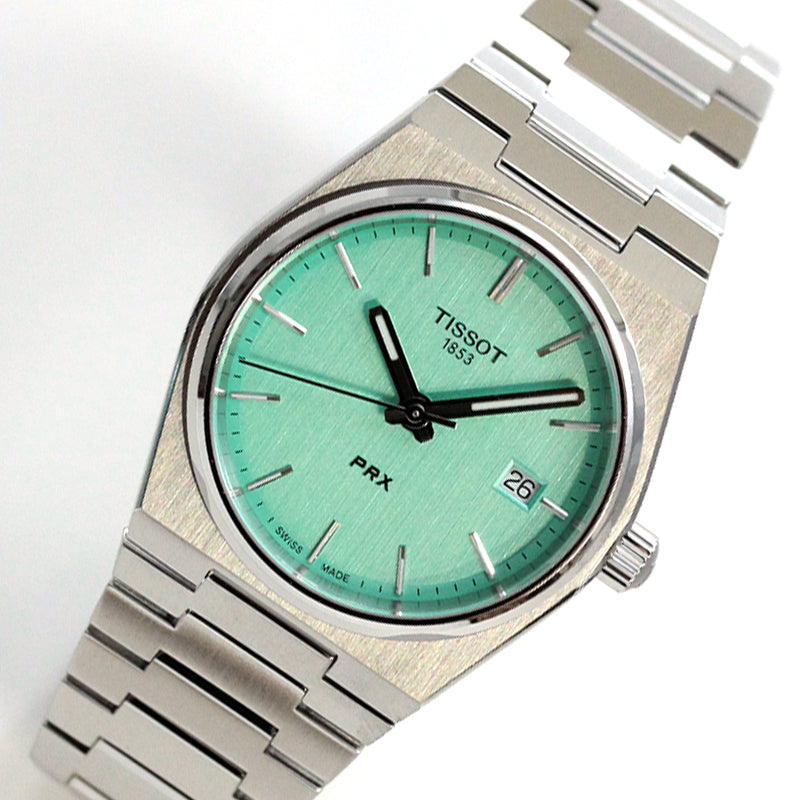 TISSOT(ティソ) PRX ピーアールエックス 腕時計 35mm経 ライトグリーン