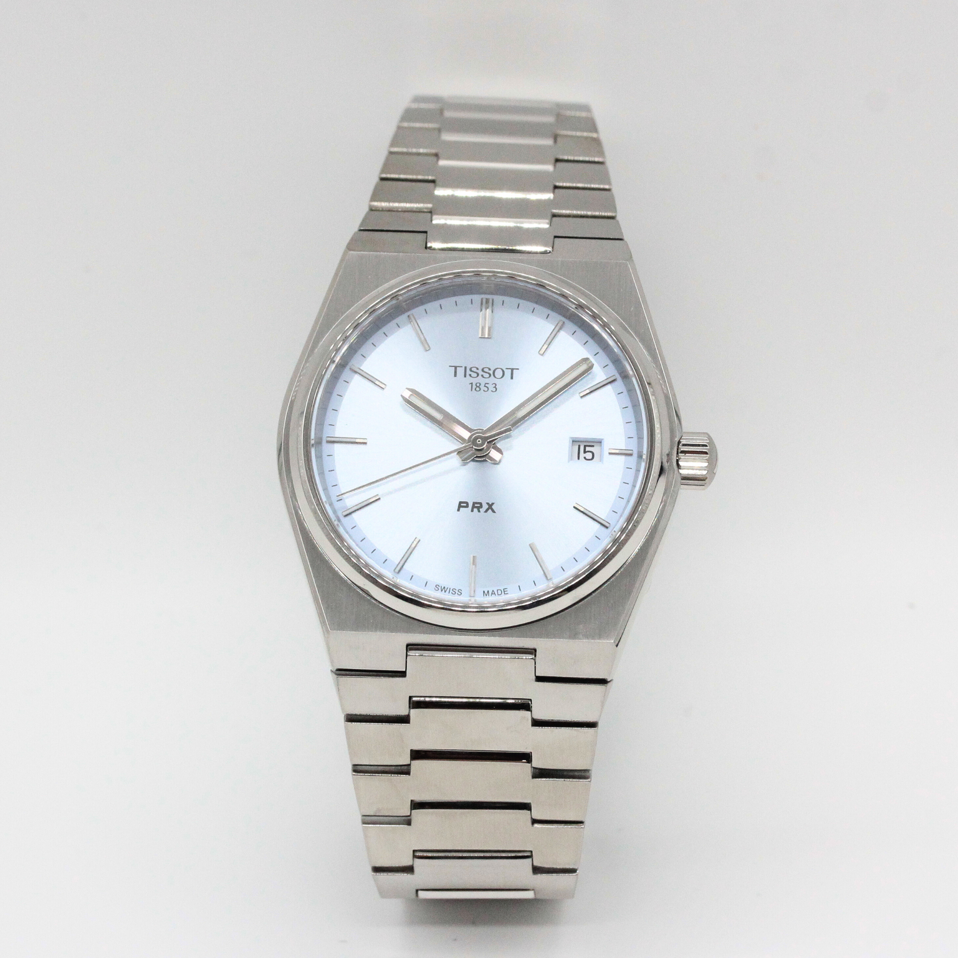 TISSOT(ティソ) PRX ピーアールエックス 腕時計 35mm経 ライトブルー T137.210.11.351.00