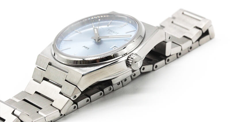 TISSOT(ティソ) PRX ピーアールエックス 腕時計 35mm経 ライトブルー T137.210.11.351.00