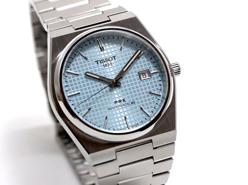 ティソ　PRX　35mm　パワーマティック　80　アイスブルー　自動巻き TISSOT(ティソ) PRX ピーアールエックス パワーマティック80