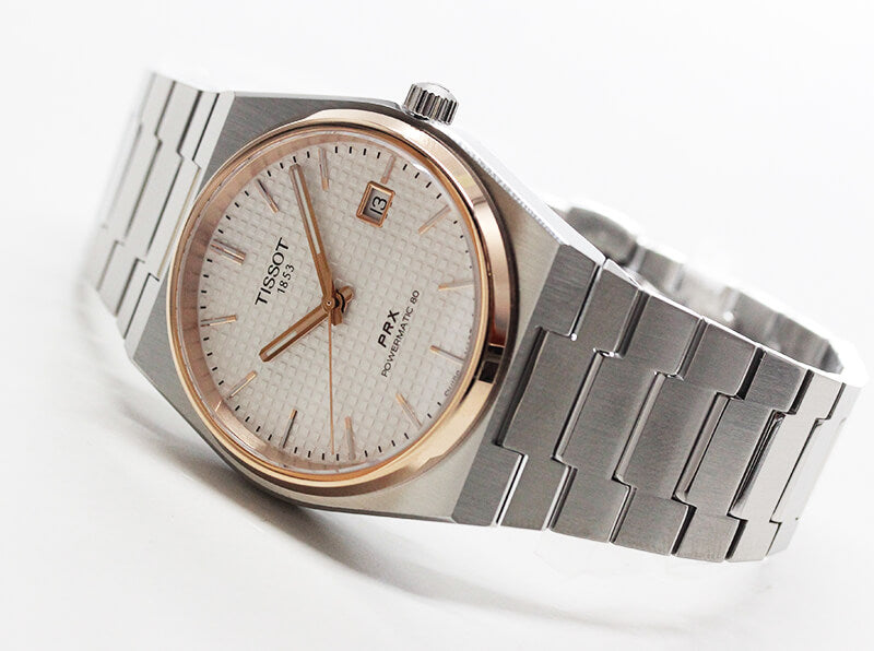 TISSOT PRX Men's Automatic Watch, Rose Gold, T137.407.21.031.00