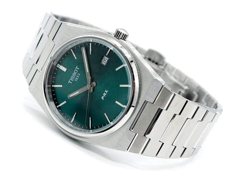 TISSOT(ティソ) PRX ピーアールエックス 腕時計 グリーン T137.410.11.091.00