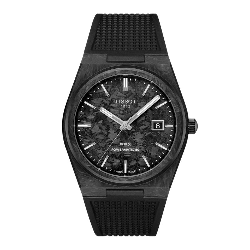 TISSOT(ティソ) PRX ピーアールエックス パワーマティック80 カーボン / 40mm / 自動巻き / ブラックカーボン / T137.907.97.201.00 / 腕時計