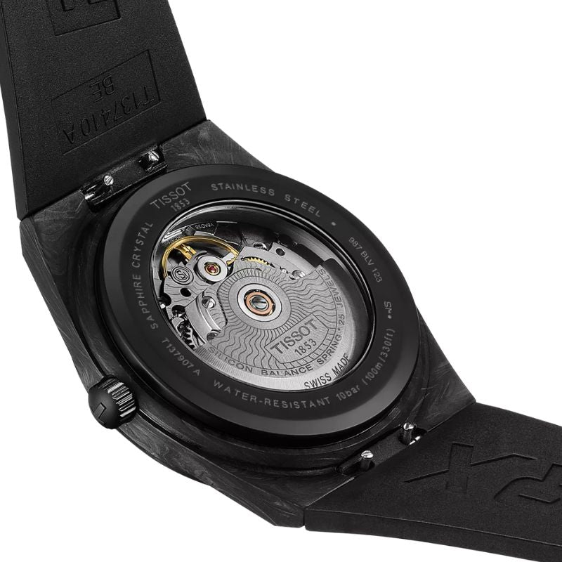 TISSOT(ティソ) PRX ピーアールエックス パワーマティック80 カーボン / 40mm / 自動巻き / ブラックカーボン / T137.907.97.201.00 / 腕時計