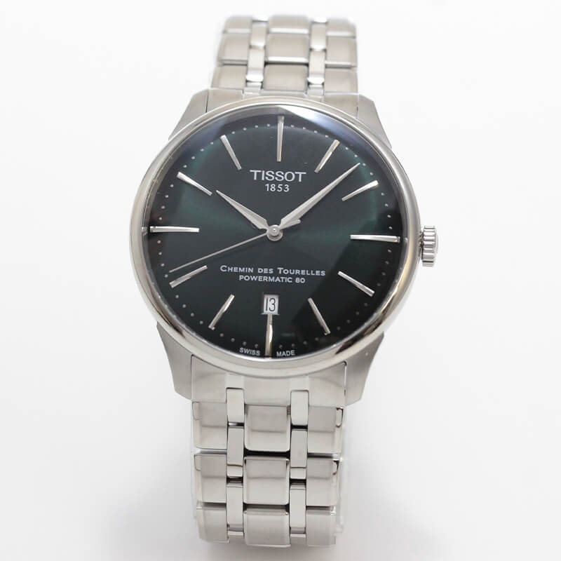 ティソ（TISSOT)シュマン・デ・トゥレル（CHEMIN DES TOURELLES）パワーマティック80 自動巻き 42mm 腕時計 T139.407.11.091.00