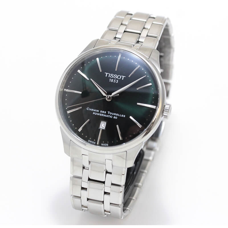 ティソ（TISSOT)シュマン・デ・トゥレル（CHEMIN DES TOURELLES）パワーマティック80 自動巻き 42mm 腕時計 T139.407.11.091.00