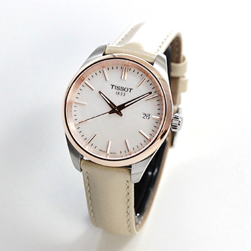 TISSOT ティソ PR100 デイト クォーツ レディース 腕時計 稼働品 TISSOT ティソ 腕時計 PR100 クォーツ 34mm シルバー文字盤