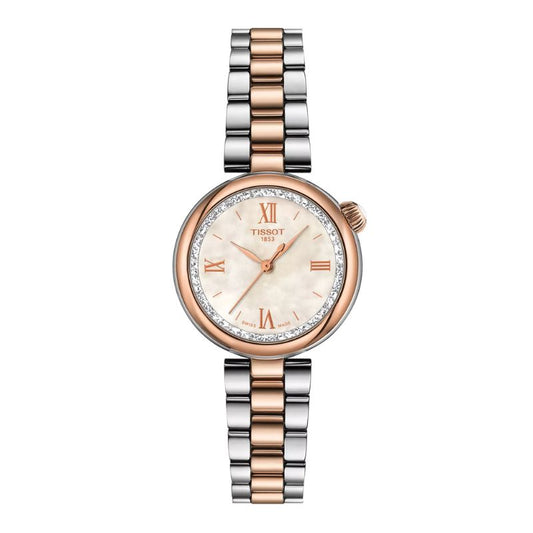 TISSOT(ティソ) デジール クォーツ ホワイト マザー・オブ・パール ローズゴールドPVDコーティング T152.010.22.118.00 腕時計