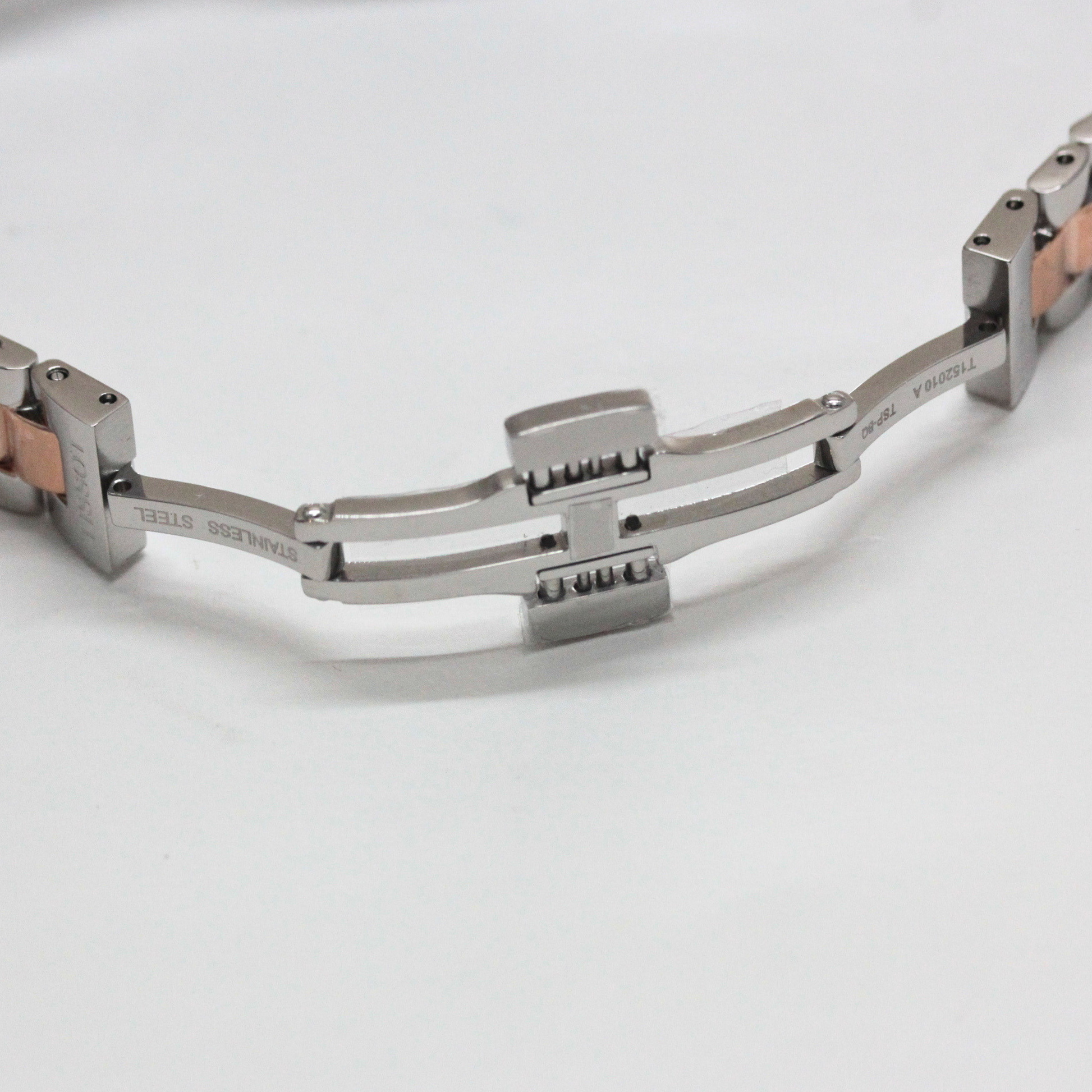 正美堂撮影 TISSOT(ティソ) デジール クォーツ ホワイト マザー・オブ・パール ローズゴールドPVDコーティング T152.010.22.118.00 腕時計