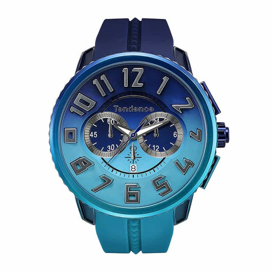 Tendence(テンデンス）De'Color(ディカラー) TY146101 オーシャン(海)カラー ネイビー×ブルー/腕時計