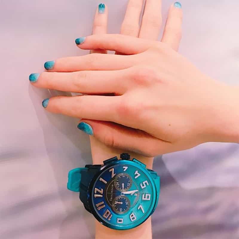 Tendence(テンデンス）De'Color(ディカラー) TY146101 オーシャン(海)カラー ネイビー×ブルー/腕時計