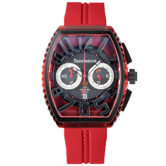 Tendence(テンデンス）PIRAMIDE(ピラミッド) 43mm 腕時計 TY860002 レッド