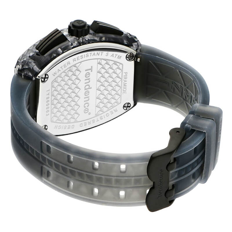 Tendence(テンデンス）PIRAMIDE(ピラミッド) 43mm 腕時計 TY860003 グレー