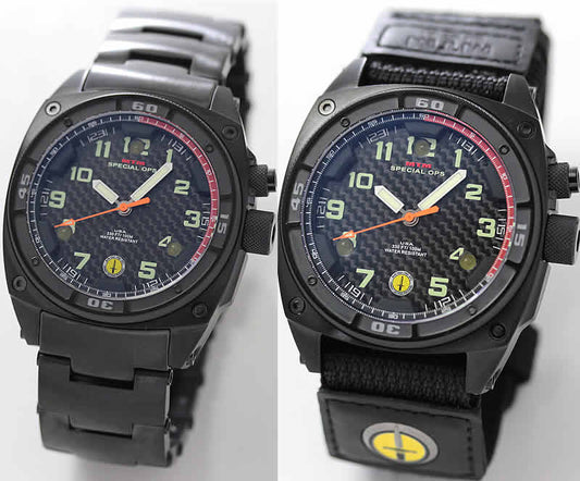 MTM スペシャルOPS ブラックファルコン FAL-TBK-BKCB-MBTI チタン ブラック 腕時計とバリスティックバンド2 ロゴありセット