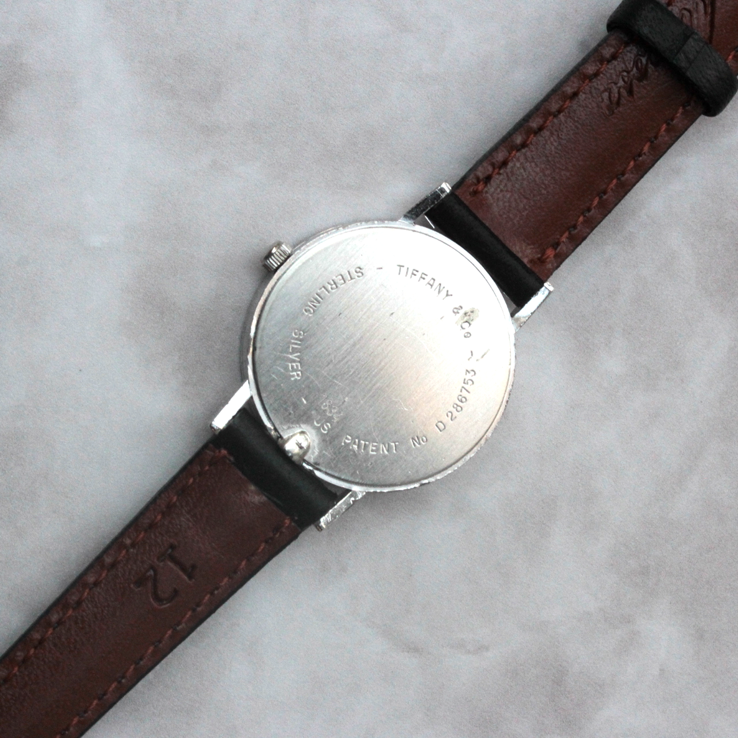 TIFFANY&Co. / ティファニー / OH済  / 1980年代後半〜1990年代初頭の初期アトラス / シルバー925/ ヴィンテージ腕時計 / tiffanyco-61-12