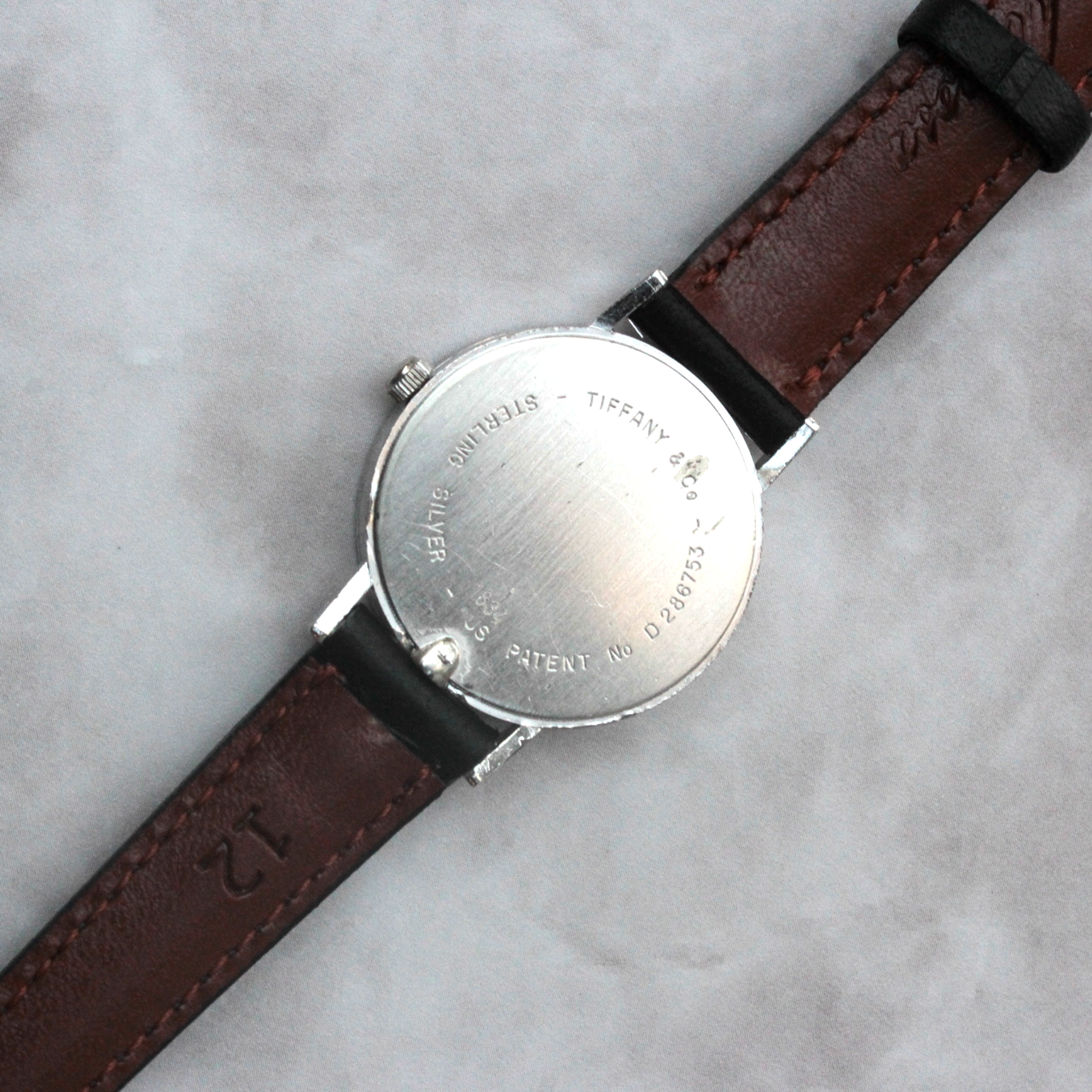 TIFFANY&Co. / ティファニー / OH済  / 1980年代後半〜1990年代初頭の初期アトラス / シルバー925/ ヴィンテージ腕時計 / tiffanyco-61-12