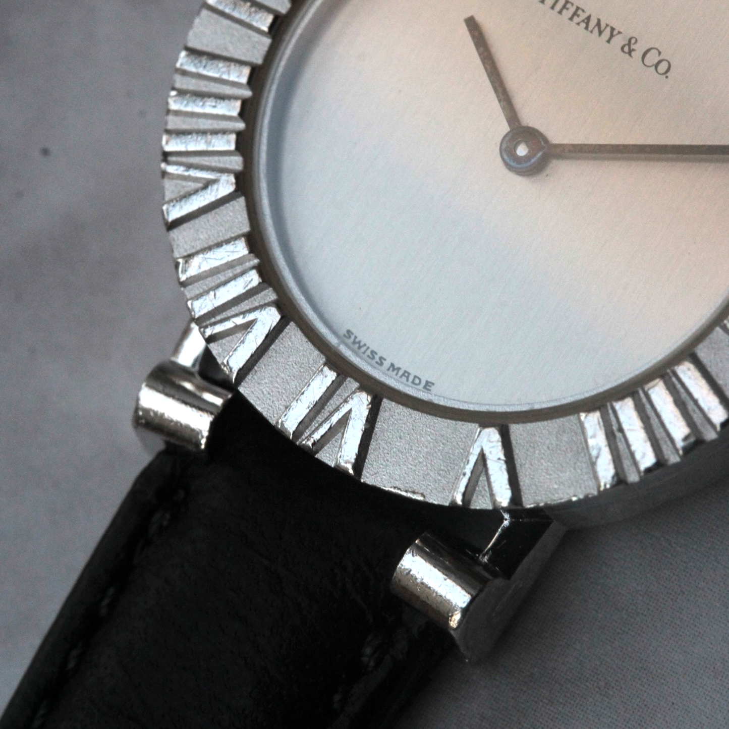 TIFFANY&Co. / ティファニー / OH済  / 1980年代後半〜1990年代初頭の初期アトラス / シルバー925/ ヴィンテージ腕時計 / tiffanyco-61-12