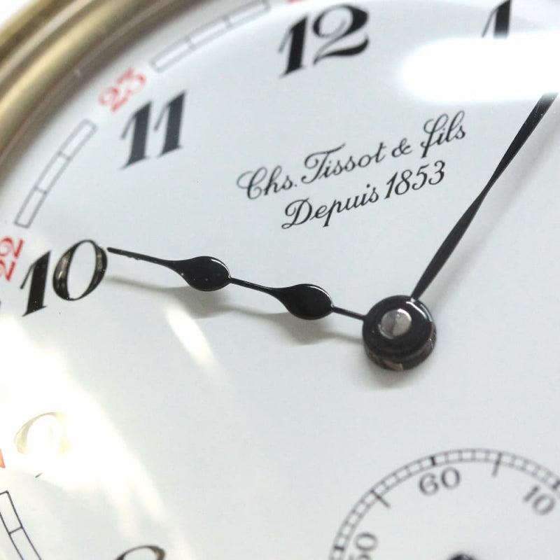 絶版モデルのティソ（TISSOT）　ハーフハンター懐中時計　tissot-1012