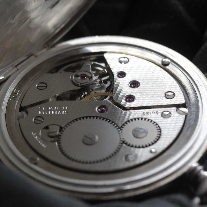 絶版モデルのティソ（TISSOT）　銀無垢懐中時計　tissot-1013