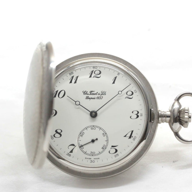 絶版モデルのティソ（TISSOT）　ハンター懐中時計　tissot-1029