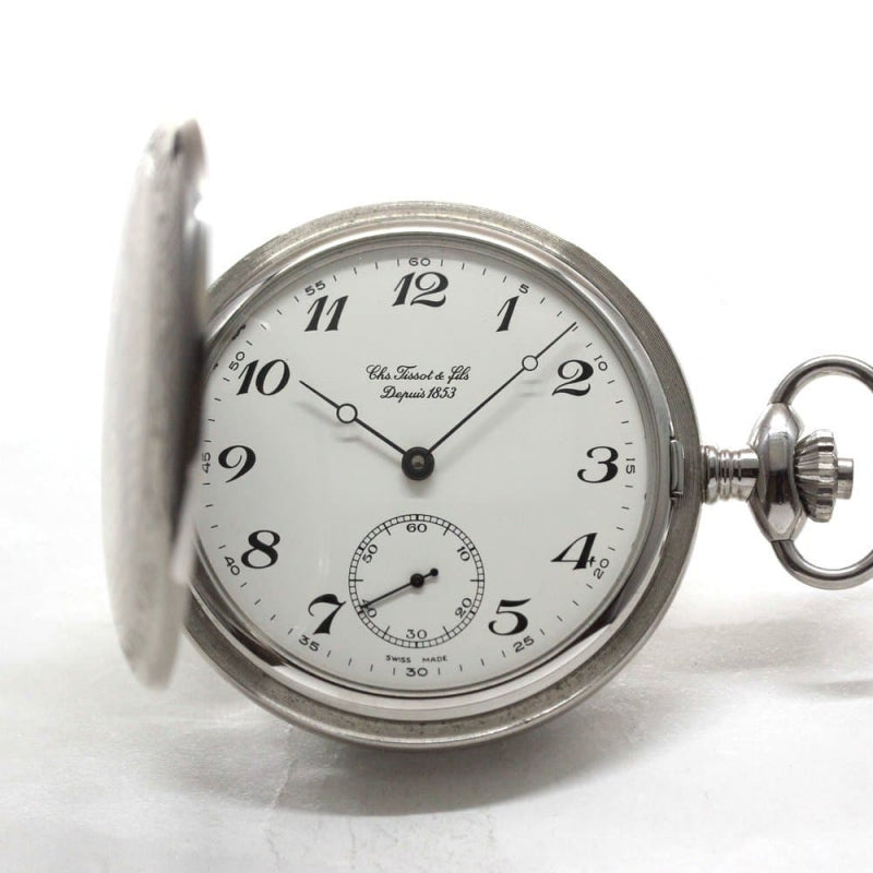 絶版モデルのティソ（TISSOT）　ハンター懐中時計　tissot-1030