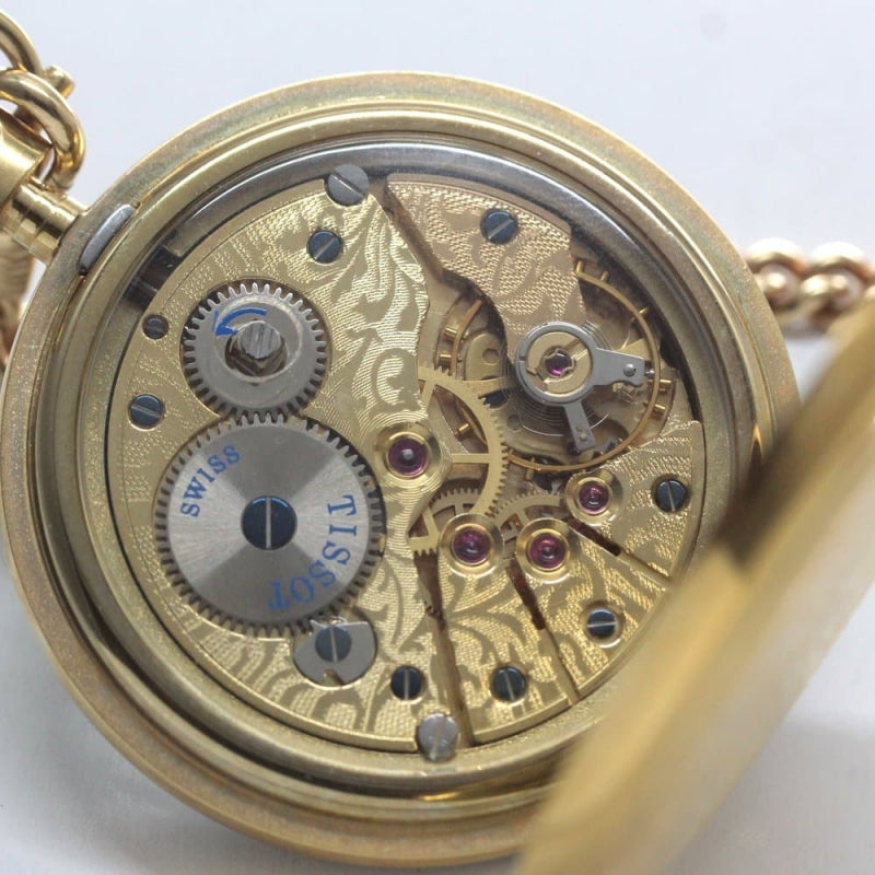 絶版モデルのティソ（TISSOT） 鍵巻き式懐中時計 tissot-1034
