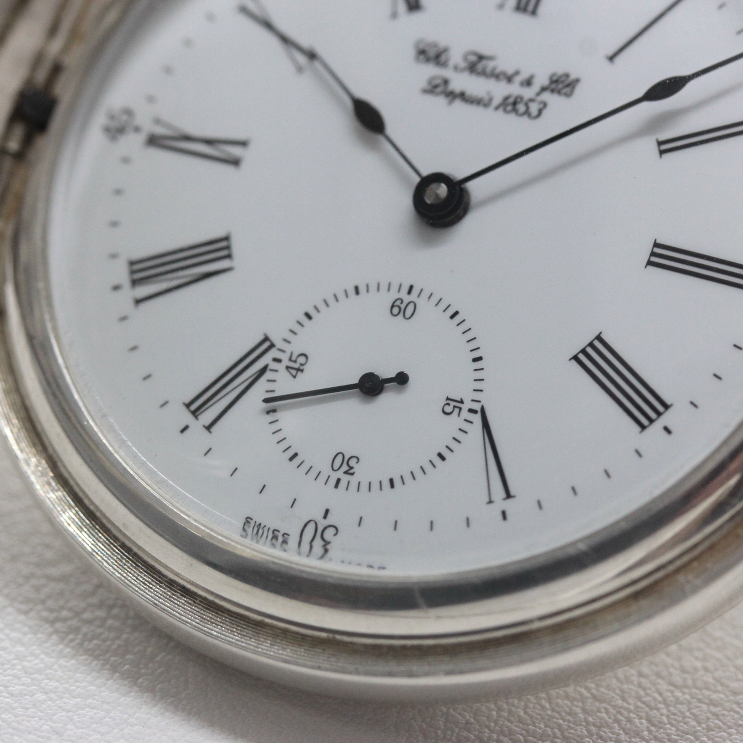 Out-of-print Tissot (TISSOT) / solid silver pocket watch / Tissot