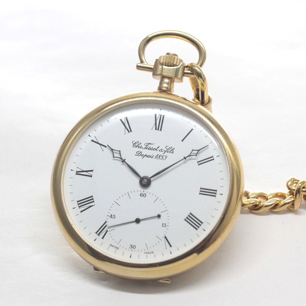 絶版モデルのティソ（TISSOT） 鍵巻き式懐中時計 tissot-1039 – 正美堂