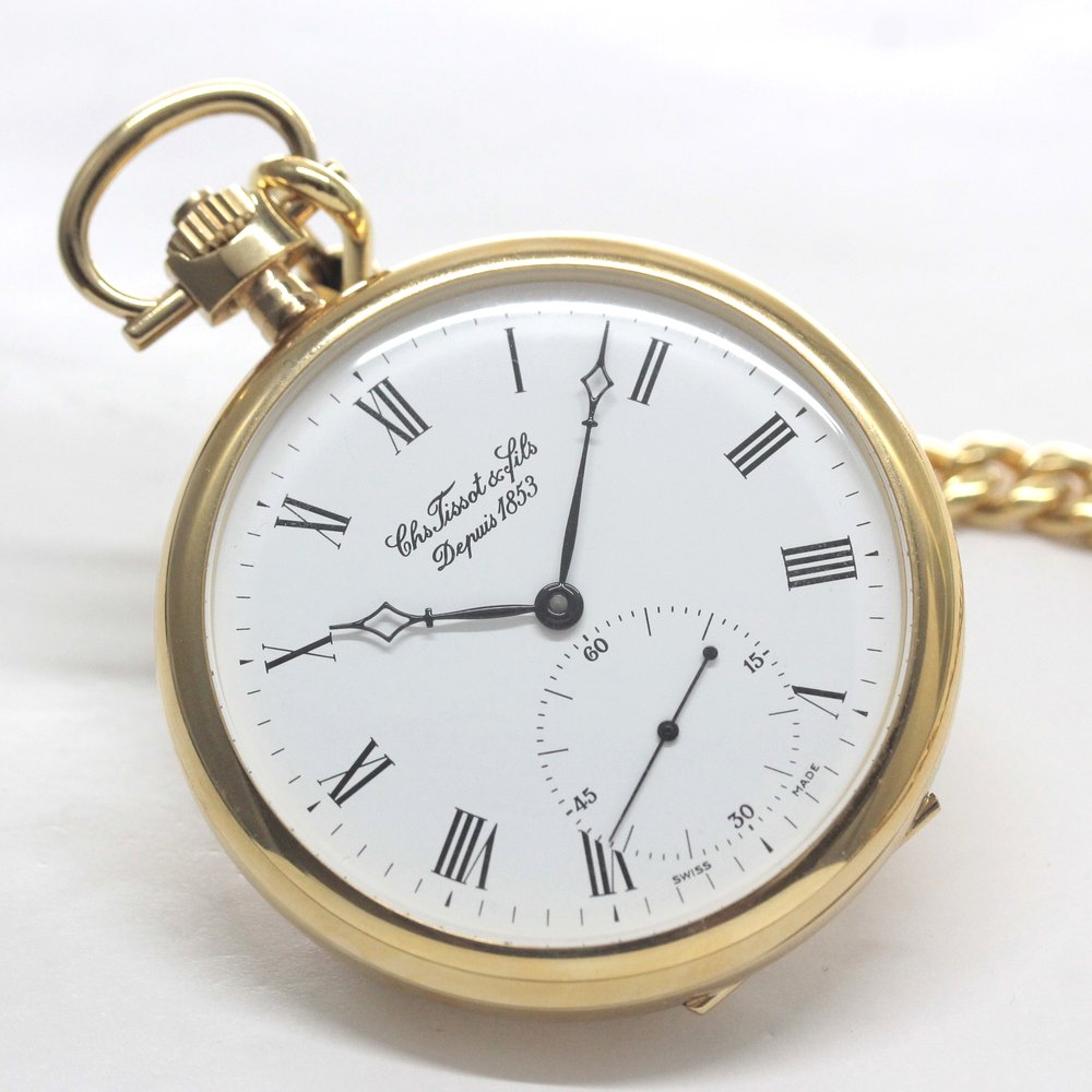 絶版モデルのティソ（TISSOT） 鍵巻き式懐中時計 / tissot-1039 – 正美