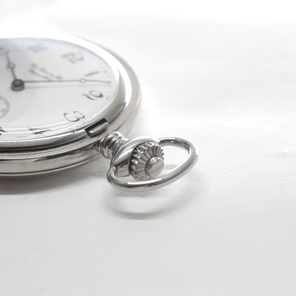 絶版モデルのティソ（TISSOT）/ ヴィンテージウォッチ / シルバーカラー ハンターケース /アラビア数字/ 手巻き式 / 懐中時計 / tissot-1041