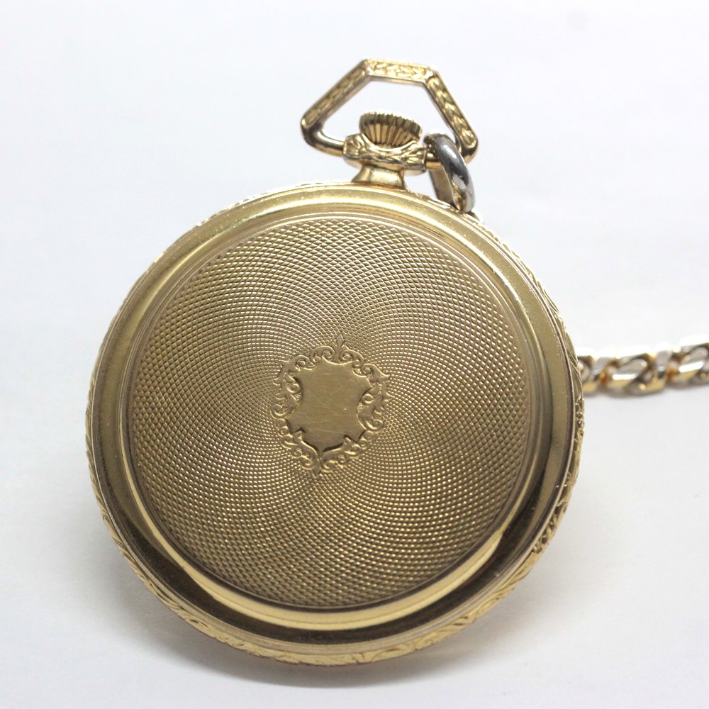 絶版モデルのティソ / TISSOT / ヴィンテージウォッチ / ゴールドカラー/ オープンフェイス懐中時計 / 手巻き式 / tissot-1044