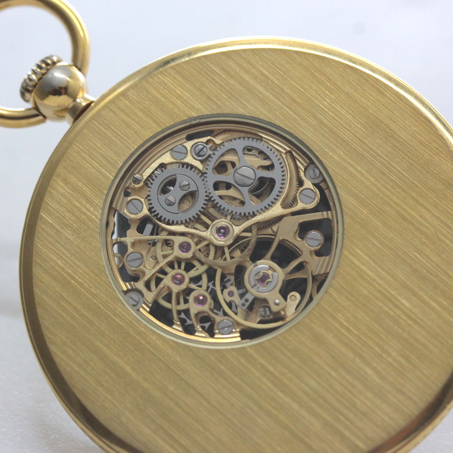 絶版モデルのティソ / TISSOT /ゴールドカラー/ スケルトン/薄型 / ヴィンテージ / tissot-1047　裏面オープンハート